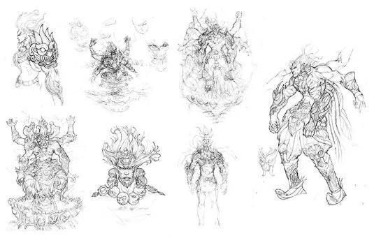 (龙魂简笔画)学习如何画龙魂战神: 细致描绘、挑战创作技巧、独特表现风格