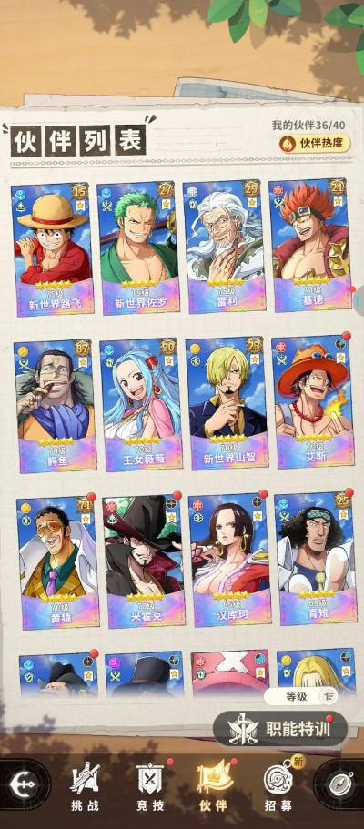 (梦想海贼王攻略rpg)海贼王梦想指针t0阵容：打造最强海盗团，实现终极航海之梦