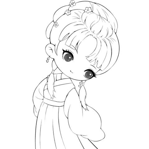 (画古风女子教程视频)一步一步教您如何画古风女子，细致入微的绘画技巧分享