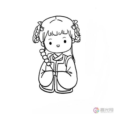 (画古风女子教程视频)一步一步教您如何画古风女子，细致入微的绘画技巧分享