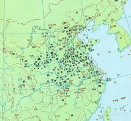 (战国时期7国分布图)战国时期七国分布图：东周群雄割据，各具特色，纷争不止