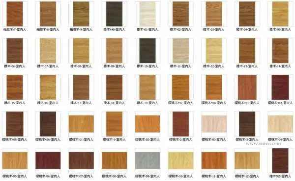 (千年舟板材颜色名称)千年舟板材颜色大全，助你打造梦幻家居装饰方案