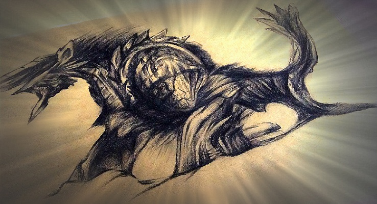 (凯鲁比姆的画法)素描画凯鲁比姆：细致描绘沉静神秘的形象