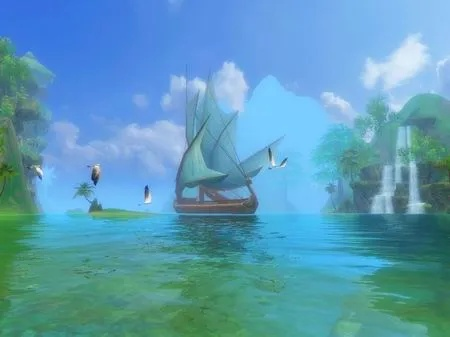 (碧海绿波是什么意思)碧海绿意盎然，修仙者的奇幻之旅