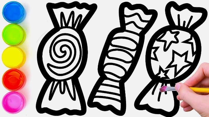 详细步骤引导：如何绘制可爱的糖果简笔画，让孩子享受创作乐趣