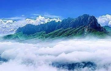 山人为仙的最经典名言：沧海一粟，蓝天白云，心静自然真仙风