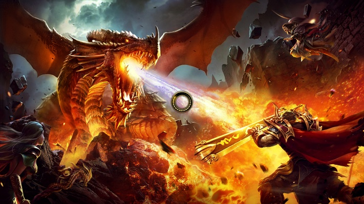 (屠龙圣域单职业)屠龙圣域火龙：挑战史诗级火龙，勇士们何去何从？