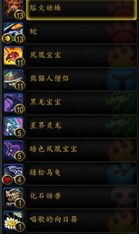 (魔兽世界宠物大全与获得方式)探寻魔兽世界中的75个小宠物，如何获得它们的方法详解