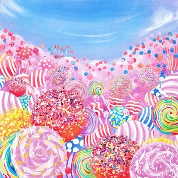 (美丽的糖果世界怎么画)手把手教你绘制甜蜜世界:糖果画大全100幅主题插画教程精选集 (美丽的糖果世界怎么画)手把手教你绘制甜蜜世界:糖果画大全100幅主题插画教程精选集