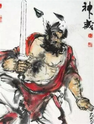 (钟馗神像图)钟馗的神位叫什么？神秘的神像面相惊人