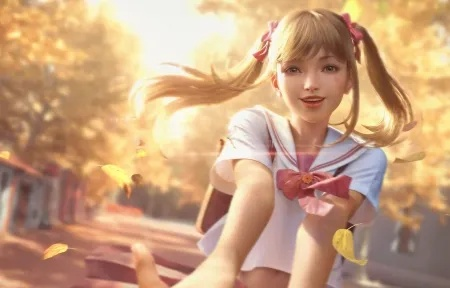 (cf手游女团成员晴雅)穿越火线晴雅美图：纯净无瑕的最美容颜，只在游戏世界展现