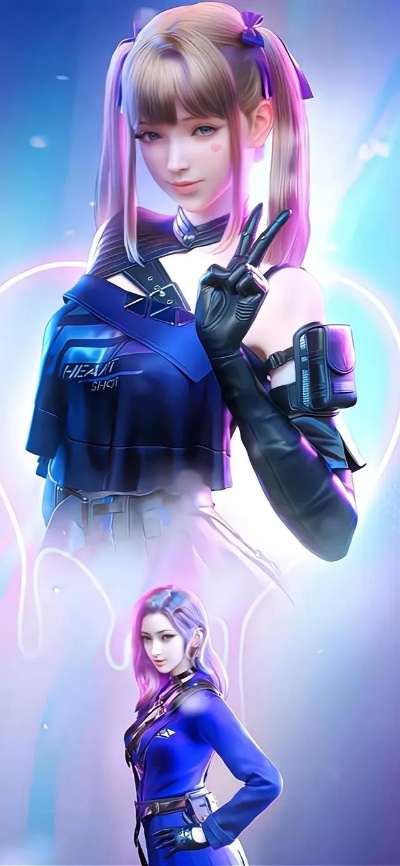 (cf手游女团成员晴雅)穿越火线晴雅美图：纯净无瑕的最美容颜，只在游戏世界展现