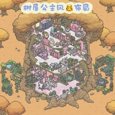 月兔漫游三层树屋怎么设计？细析月兔主题树屋的建造步骤与装饰技巧