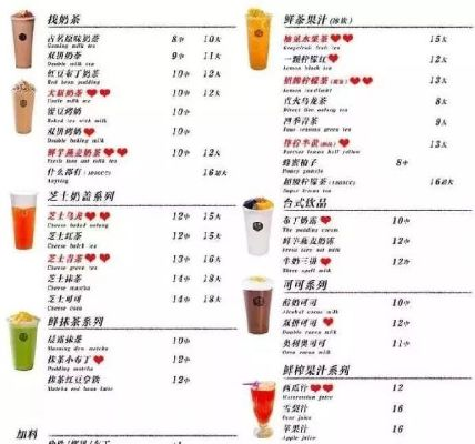 (恋恋奶茶小铺奶茶搭配)8 种经典恋恋奶茶小铺配方，打造自家奶茶店必备！